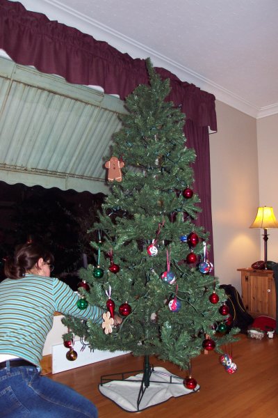 20051205 Putting up Christmas Decorations 05